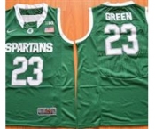 Michigan State Spartans #23 Draymond Green Green Basketball Stitched NCAA Jersey