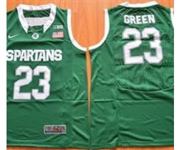 Michigan State Spartans #23 Draymond Green Green Basketball Stitched NCAA Jersey