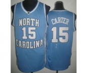 North Carolina #15 Vince Carter Blue Revolution 30 College Basketball Jersey