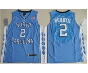 North Carolina #2 Joel Berry II Blue Basketball Stitched NCAA Jersey