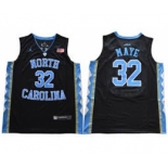 North Carolina #32 Luke Maye Black Basketball Stitched NCAA Jersey