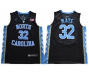 North Carolina #32 Luke Maye Black Basketball Stitched NCAA Jersey