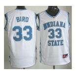 North Carolina #33 Larry Bird White NCAA Basketball Jerseys