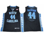 North Carolina #44 Justin Jackson Black Basketball Stitched NCAA Jersey