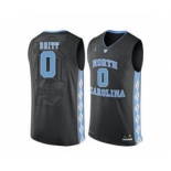 North Carolina Tar Heels #0 Nate Britt Black College Basketball Jersey