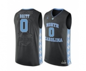 North Carolina Tar Heels #0 Nate Britt Black College Basketball Jersey