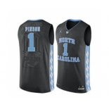 North Carolina Tar Heels #1 Theo Pinson Black College Basketball Jersey