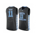 North Carolina Tar Heels #11 Shea Rush Black College Basketball Jersey