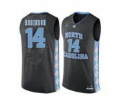 North Carolina Tar Heels #14 Brandon Robinson Black College Basketball Jersey