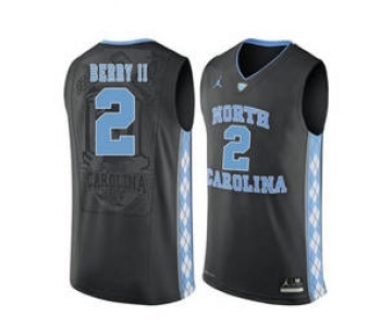 North Carolina Tar Heels #2 Joel Berry II Black College Basketball Jersey