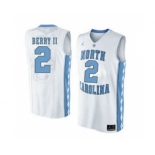 North Carolina Tar Heels #2 Joel Berry II White College Basketball Jersey