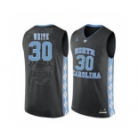 North Carolina Tar Heels #30 Stilman White Black College Basketball Jersey