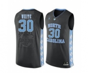 North Carolina Tar Heels #30 Stilman White Black College Basketball Jersey