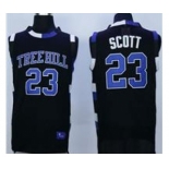 One Tree Hill Ravens #23 Nathan Scott Black Stitched Basketball Jersey