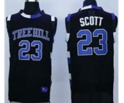 One Tree Hill Ravens #23 Nathan Scott Black Stitched Basketball Jersey