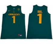 Oregon Ducks #1 Bol Bol Dark Green Limited Stitched College Basketball Jersey