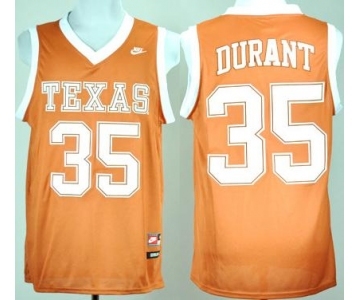 Texas Longhorns Kevin Durant #35 Burnt Orange College Basketball Jersey