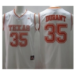 Texas Longhorns Kevin Durant #35 Burnt White College Basketball Jersey