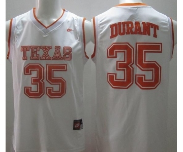 Texas Longhorns Kevin Durant #35 Burnt White College Basketball Jersey