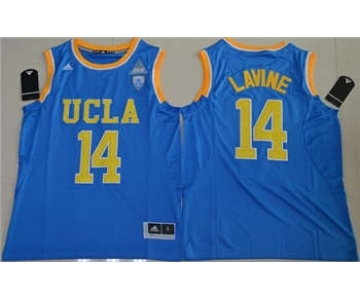 UCLA Bruins #14 Zach LaVine Blue Basketball Stitched NCAA Jersey