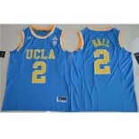 UCLA Bruins #2 Lonzo Ball Blue Basketball Stitched NCAA Jersey