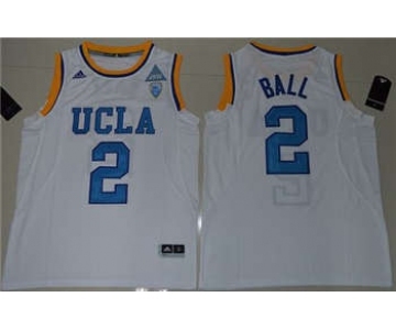 UCLA Bruins #2 Lonzo Ball White Basketball Stitched NCAA Jersey