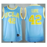 UCLA Bruins #42 Kevin Love Blue College Basketball Jersey