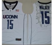 UConn Huskies #15 Kemba Walker White Basketball Stitched NCAA Jersey