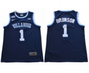 Villanova Wildcats #1 Jalen Brunson Navy Blue Stitched NCAA Basketball Jersey