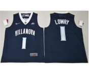 Villanova Wildcats #1 Kyle Lowry Navy Blue Basketball Stitched NCAA Jersey