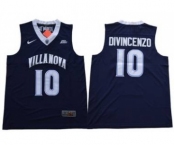 Villanova Wildcats #10 Donte DiVincenzo Navy Blue V Neck Stitched NCAA Basketball Jersey