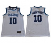 Villanova Wildcats #10 Donte DiVincenzo White Stitched NCAA Basketball Jersey