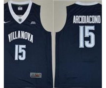 Villanova Wildcats #15 Ryan Arcidiacono Navy Blue Basketball Stitched NCAA Jersey