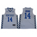 Wildcats #14 Tyler Herro White Basketball Elite Stitched College Basketball Jersey