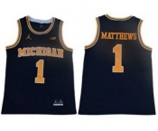 Wolverines #1 Charles Matthews Navy Blue Jordan Brand Limited Stitched College Basketball Jersey