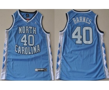 orth Carolina Tar Heels Harrison Barnes #40 Light Blue College Basketball Jersey