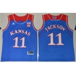 Youth Kansas Jayhawks #11 Josh Jackson Royal Blue Basketball Stitched NCAA Jersey