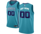 Charlotte Hornets Jordan Brand Teal Swingman Custom Basketball Jersey - Icon Edition