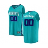 Men's Charlotte Hornets Teal Custom Basketball Jersey - Icon Edition