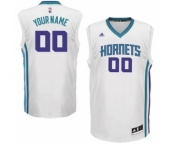 Mens Charlotte Hornets White Custom Basketball Basketball Jersey