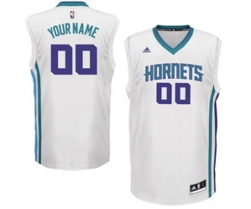 Mens Charlotte Hornets White Custom Basketball Basketball Jersey