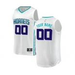 Men's Charlotte Hornets White Custom Basketball Jersey - Association Edition