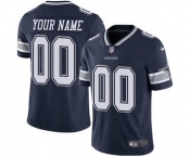 Men's Dallas Cowboys Customized Navy Blue Team Color Vapor Untouchable Custom Limited Football Jersey