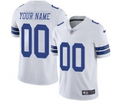 Men's Dallas Cowboys Customized White Vapor Untouchable Custom Limited Football Jersey