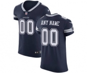 Men's Dallas Cowboys Customized Navy Blue Team Color Vapor Untouchable Custom Elite Football Jersey