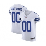 Men's Dallas Cowboys Customized White Vapor Untouchable Custom Elite Football Jersey