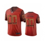 Men's 49ers Customized Vapor Limited City Edition Orange Jersey