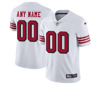 Men's San Francisco 49ers ACTIVE PLAYER Custom White Limited Stitched Football Jersey