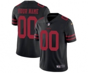 Men's San Francisco 49ers Customized Black Alternate Vapor Untouchable Custom Limited Football Jersey