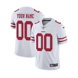 Men's San Francisco 49ers Customized White Vapor Untouchable Custom Limited Football Jersey